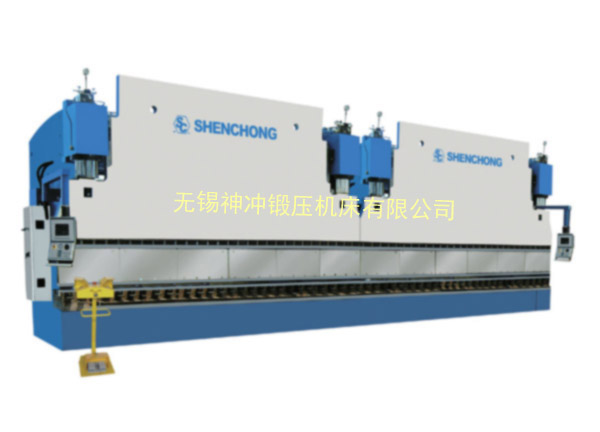 2-WE67K-600T6000雙機(jī)聯(lián)動(dòng)數(shù)控折彎?rùn)C(jī)，12米數(shù)控折彎?rùn)C(jī)