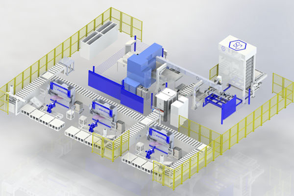 沖壓折彎自動化生產(chǎn)線